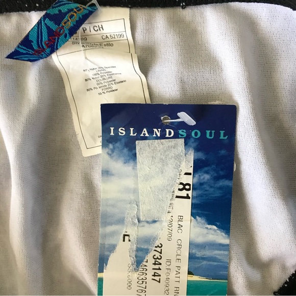 Island Soul Gold Ring Bikini Bottoms Size S - Picture 4 of 4